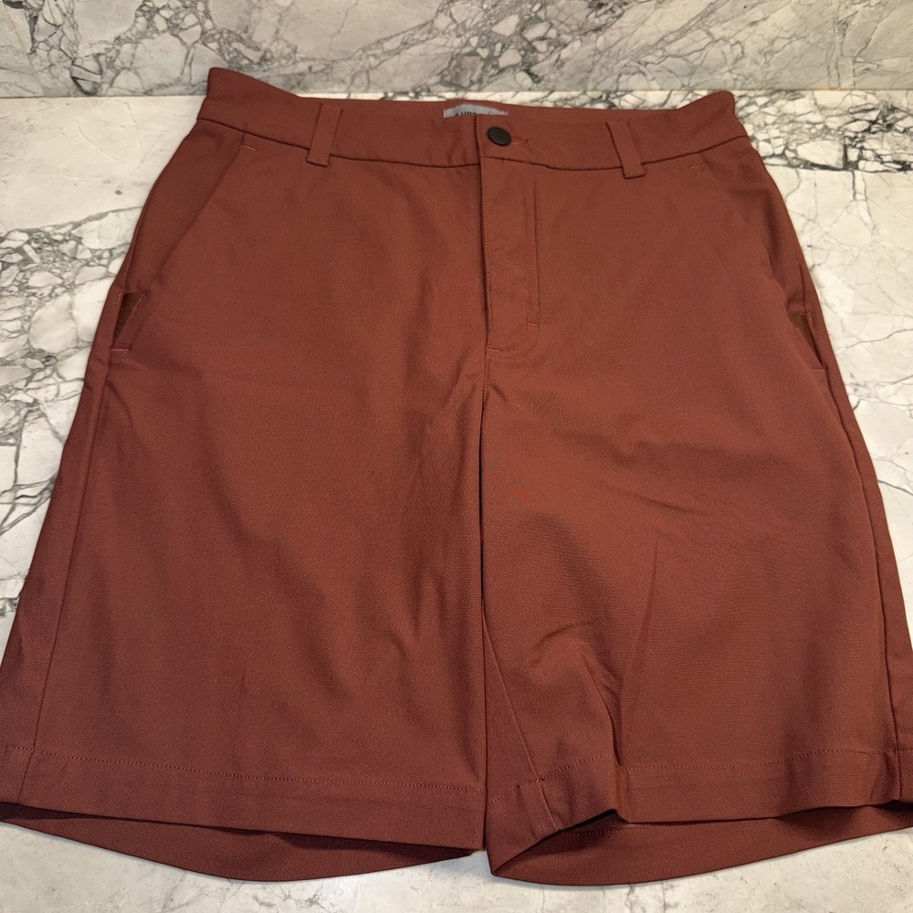 VRST Men's Size 30 Performance Shorts 7" Terra Cotta